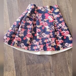 Xhilaration Floral Mini Skirt